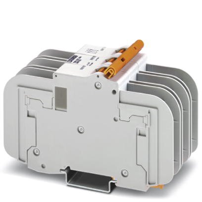 Phoenix Contact Thermal Magnetic Circuit Breaker; TMC 83C 06A; 3-Pole; 6A; 240VAC; Lever; Screw Terminal; C Trip Curve; UL 489